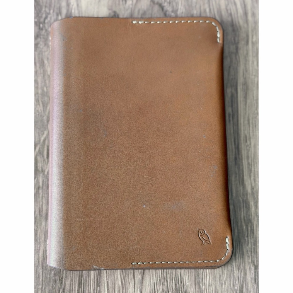 Bellroy Leather Field Notes Notebook Cover Magnetic Closure EDC Brown